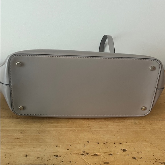 Kate Spade Taupe Tote with Owl Charm and Glitter Pouch - Picture 11 of 11